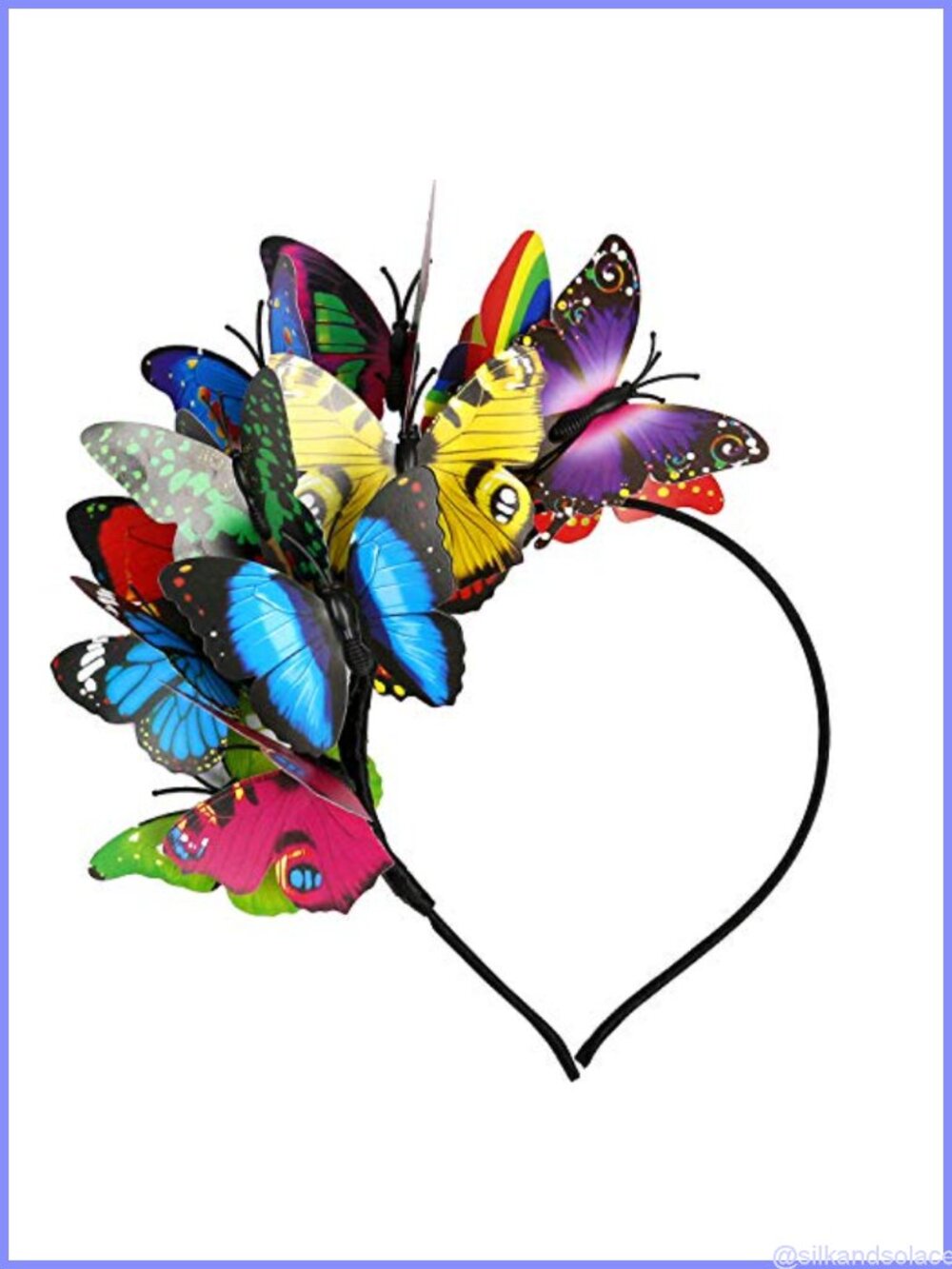 Butterfly Fascinator Headband Tea Party Halloween Costume Accessory
